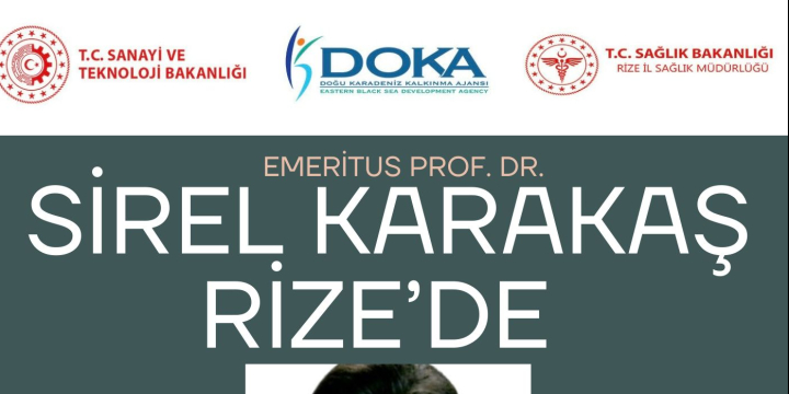Emeritus Prof. Dr. Sirel Karakaş Rize'de
