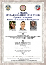 Dünya Engelliler Günü Paneli