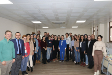  “Mental ve Nöropsikiyatrik Ruh Sağlığı Hizmetleri Eğitim ve Danışmanlık”  projesi etkinliğinin açılış konuşması ve kursiyerler